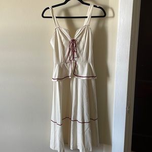 Vintage peasant summer dress